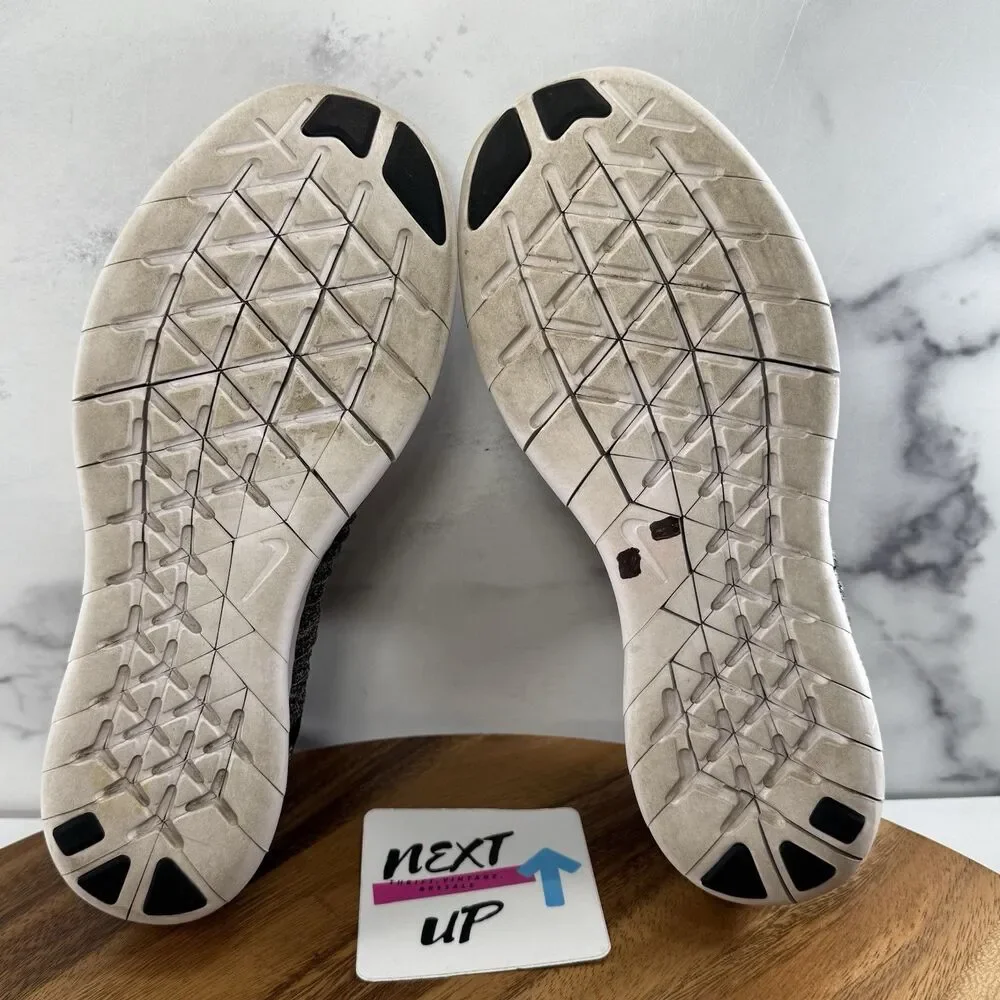 Youth 6 fits Women’s 7.5-Nike Free RN Flyknit Oreo Minimalist Running Shoes